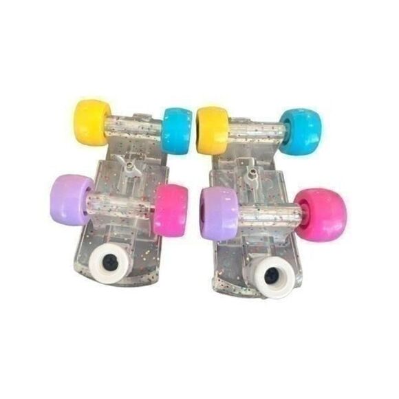 BUILD A BEAR Roller Skates & golden Shoes bundle - Picture 1 of 10